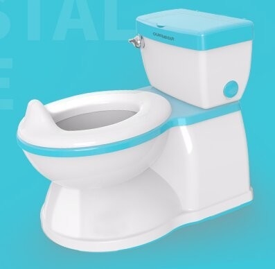 Logotipo personalizado Baby Potty Toilet Trainer EN71 Certificado Plástico sólido de PP em várias cores