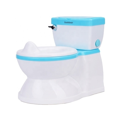 Assento de treino de higiene para bebê azul Eco Friendly Toilet Training Seat EN-71 Certificado Logotipo personalizado Aceito