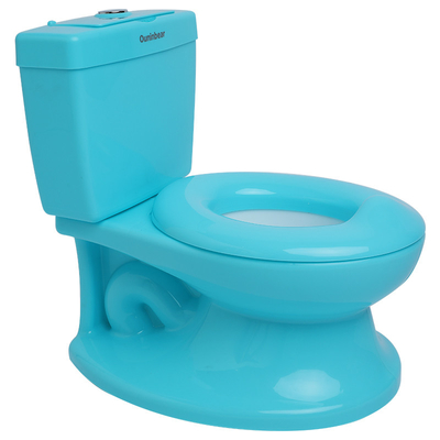 Banheira de bebé azul Sento de simulação de banheiro Banheira de formação de cuidados infantis PP leve