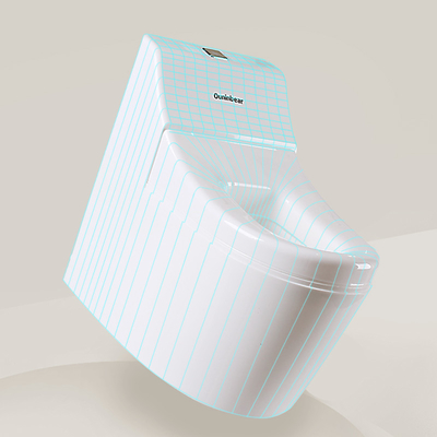 Criança Branca Potty Toilet Cradle com Toilet Trainer Figura - Design Impresso