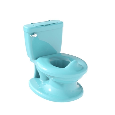 WC infantil com som de descarga Design sólido branco azul rosa