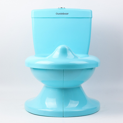 Certificado Toalha de bebê com som de descarga Branco Azul Rosa Crianças Potty Trainer EN71 Testado