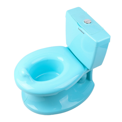 Certificado Toalha de bebê com som de descarga Branco Azul Rosa Crianças Potty Trainer EN71 Testado