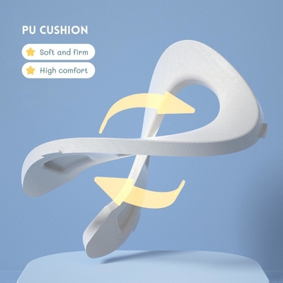 Adorável Panda Forma Azul Amarelo Cartoon Baby Potty de Treinamento com Certificação EN71