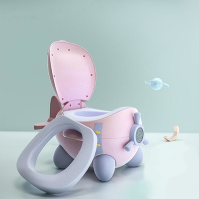 Potty de treinamento de bebê de desenhos animados de avião personalizado com certificado de teste EN71