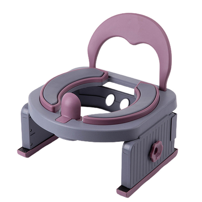 Alto ajustável Oriental Cherry Baby Toilet Seat Folhável Potty Treinamento ABS Toilet
