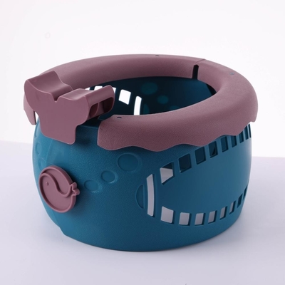 Solid Serenity Blue Sakura Pink Baby Toilet Potty Seat em PP TPE Pacotes a granel 24pcs/Cartão