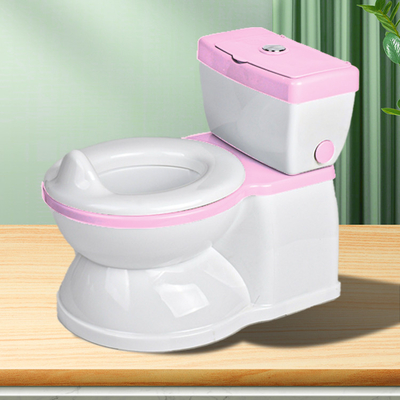 Grão Rosa Azul EN71 Test Certificado Baby Treinamento Kit Toilet Potty com logotipo personalizado