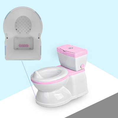Grão Rosa Azul EN71 Test Certificado Baby Treinamento Kit Toilet Potty com logotipo personalizado