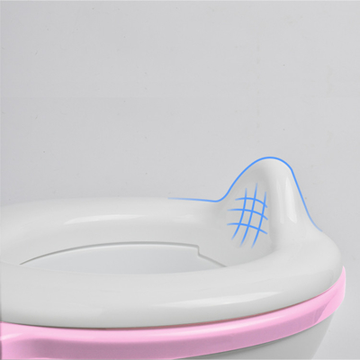 Grão Rosa Azul EN71 Test Certificado Baby Treinamento Kit Toilet Potty com logotipo personalizado