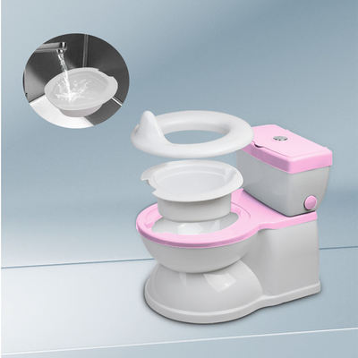 Grão Rosa Azul EN71 Test Certificado Baby Treinamento Kit Toilet Potty com logotipo personalizado