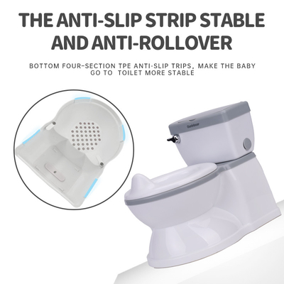 Eco-friendly Blue Pink Grey Baby Potty Toilet de Treinamento com Logotipo Personalizado