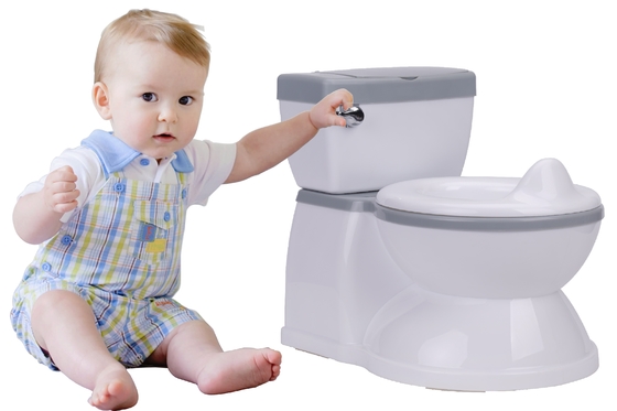 Potty Eco Friendly Kids com logotipo personalizado Toilet Trainer para crianças pequenas em azul / rosa / branco