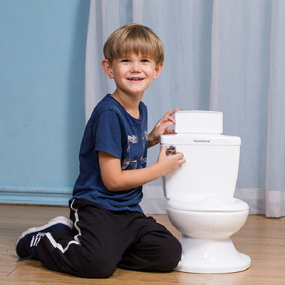 Potty Eco Friendly Kids com logotipo personalizado Toilet Trainer para crianças pequenas em azul / rosa / branco