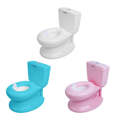 Potty Eco Friendly Kids com logotipo personalizado Toilet Trainer para crianças pequenas em azul / rosa / branco