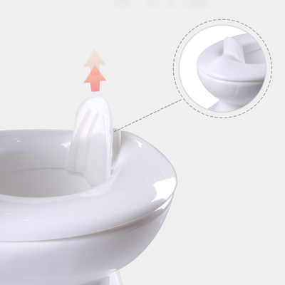 Cadeira de banheiro para crianças branca Cadeira de banheira para bebê com logotipo personalizado Passo EN-71