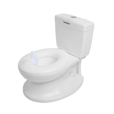 Eco-friendly plástico 3 cores Baby Potty banco de treinamento para uso doméstico e externo com logotipo personalizado