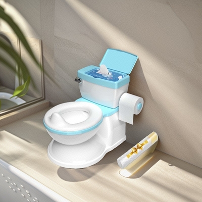 Grau/Pinc/Azul Impressão Baby Potty Toilet Trainer EN-71 Certificado Eco-Friendly Cartão Potty Seat