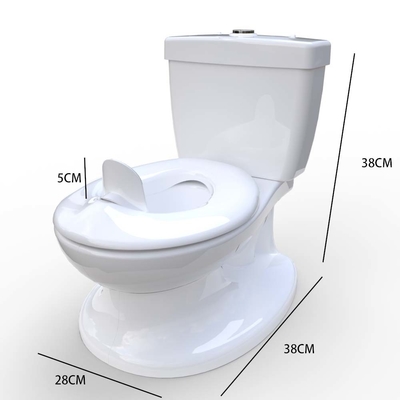 Eco Friendly Blue Pink White Print Kids Potty Toilet Trainer com embalagem e logotipo personalizados