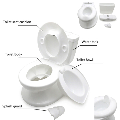 Eco Friendly Blue Pink White Print Kids Potty Toilet Trainer com embalagem e logotipo personalizados