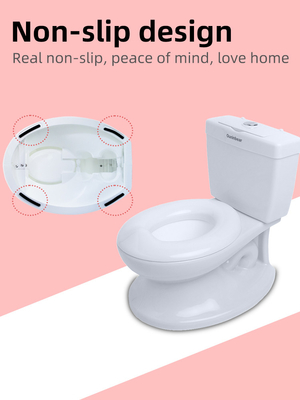 Eco Friendly Blue Pink White Print Kids Potty Toilet Trainer com embalagem e logotipo personalizados