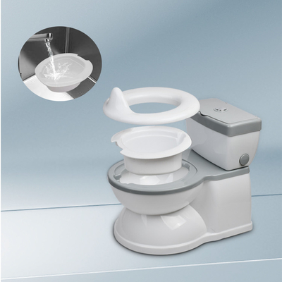 Eco Amigável Plastic Kids Potty Training Toilet Azul Rosa Branco Logotipo personalizado Atacado