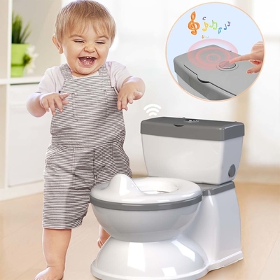 Eco Amigável Plastic Kids Potty Training Toilet Azul Rosa Branco Logotipo personalizado Atacado