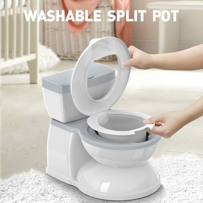 Eco Amigável Plastic Kids Potty Training Toilet Azul Rosa Branco Logotipo personalizado Atacado
