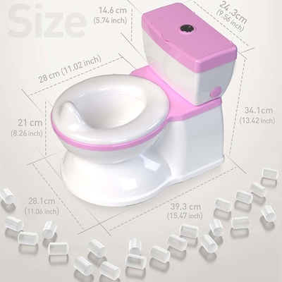 Blue Pink White Kids Potty Toilet Trainer com aceitação de logotipo personalizado e design ecológico