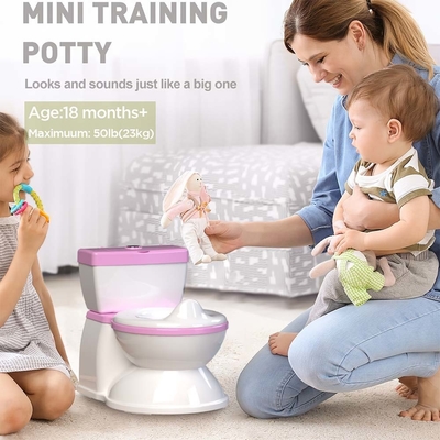Blue Pink White Kids Potty Toilet Trainer com aceitação de logotipo personalizado e design ecológico