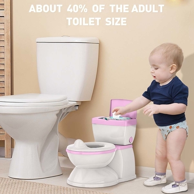 Blue Pink White Kids Potty Toilet Trainer com aceitação de logotipo personalizado e design ecológico