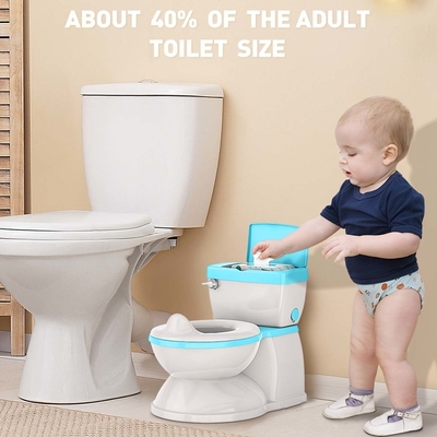 Grau/Pinc/Azul Impressão Eco-friendly Baby Potty Toilet Trainer para crianças