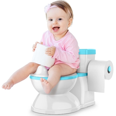 Grau/Pinc/Azul Impressão Eco-friendly Baby Potty Toilet Trainer para crianças
