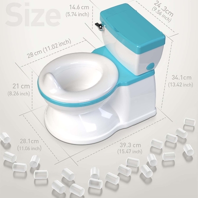 Grau/Pinc/Azul Impressão Eco-friendly Baby Potty Toilet Trainer para crianças