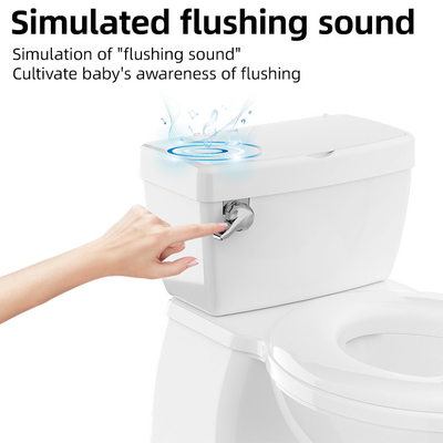 Trino de vagina de bebê branco impresso com música Eco-friendly PP plástico EN-71 certificado logotipo personalizado