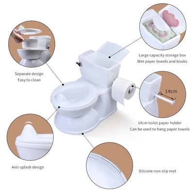 Simulação leve Crianças Banheiro plástico pré-escolar Bebê Potty Treinamento Banheiro Crianças Potty