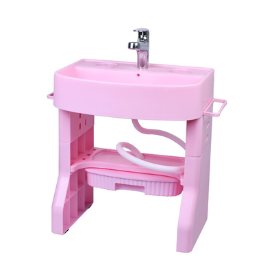 Tipo quadrado grande banheiro infantil de venda quente Padrões de segurança Branco / rosa Cor personalizada
