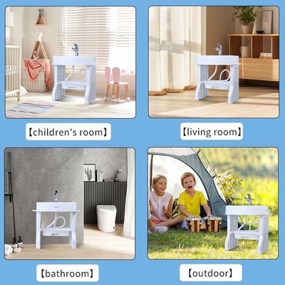 Tipo quadrado grande banheiro infantil de venda quente Padrões de segurança Branco / rosa Cor personalizada