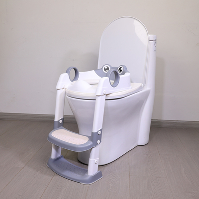 Cushion suave bebé Potty Training Toilet Seat com degrau Escalinha Eco-friendly Design