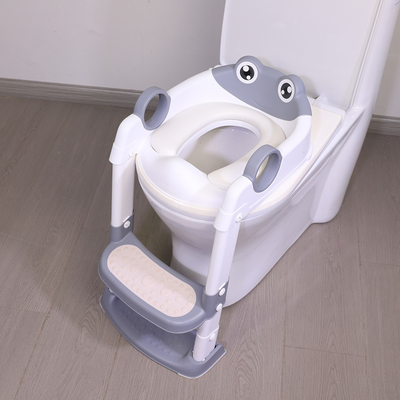 Cushion suave bebé Potty Training Toilet Seat com degrau Escalinha Eco-friendly Design