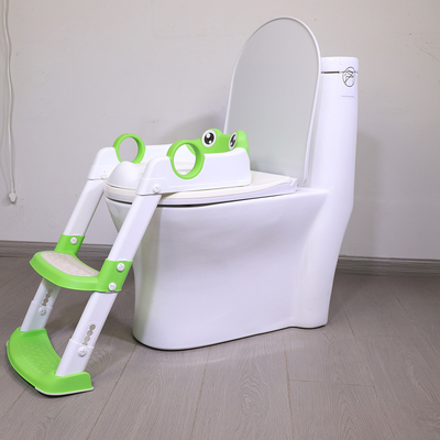 Cushion suave bebé Potty Training Toilet Seat com degrau Escalinha Eco-friendly Design