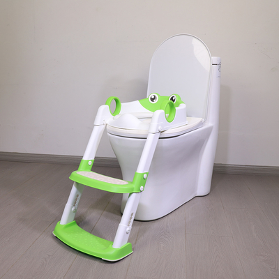Cushion suave bebé Potty Training Toilet Seat com degrau Escalinha Eco-friendly Design