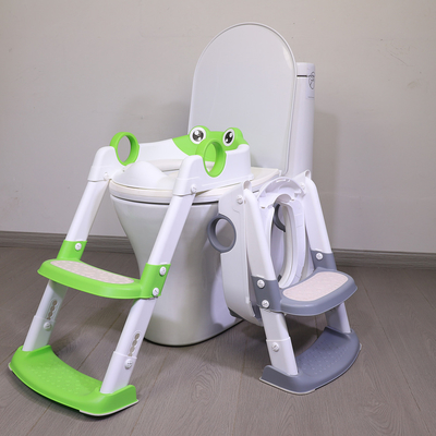 Cushion suave bebé Potty Training Toilet Seat com degrau Escalinha Eco-friendly Design