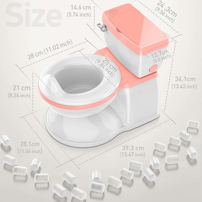Gráfico Possível Dobrar Potty de Bebê Toalete de Treinamento PP Plastic Potty Portátil de Crianças Para Pequeninos