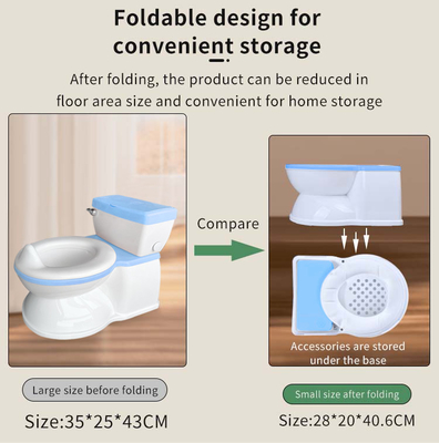 Babyhood Potty Plastic Baby Potty Chair Eco Friendly Plastic BEAR OEM Logotipo personalizado