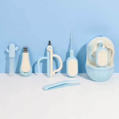 Cactus Shape Baby Nail Care Set Neonato Anti-princado especial de carne de bebê Tesouras de segurança Tesouras de unhas Produtos infantis
