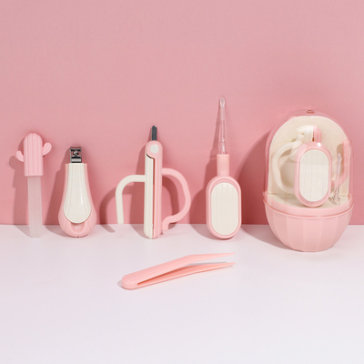 Cactus Shape Baby Nail Care Set Neonato Anti-princado especial de carne de bebê Tesouras de segurança Tesouras de unhas Produtos infantis